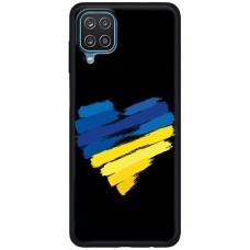 Чохол для Samsung Galaxy A12 / M12 MixCase патріотичний "серце"