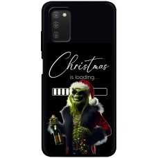 Чохол для Samsung Galaxy A03s (A037) MixCase Новий рік посмішка Грінча
