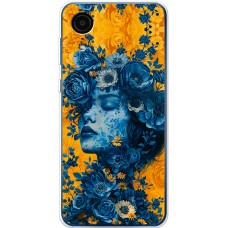 Чохол для Samsung Galaxy A03 Core (A032) MixCase патріотичні жіноча блакить