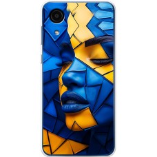 Чохол для Samsung Galaxy A03 Core (A032) MixCase патріотичні геометрія обличчя