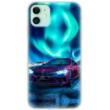 Чохол для iPhone 11 MixCase авто бмв бордова