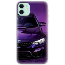 Чохол для iPhone 11 MixCase авто бмв фіолетовий