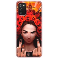 Чохол для Samsung Galaxy A02s (A025) MixCase патріотичні Чарівна Українка