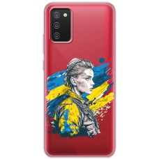Чохол для Samsung Galaxy A02s (A025) MixCase патріотичні незламна Українка