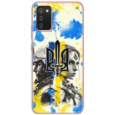 Чохол для Samsung Galaxy A02s (A025) MixCase патріотичні сильні та нескорені