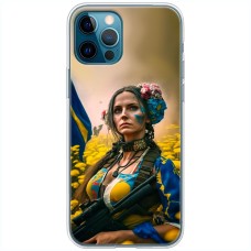 Чохол для iPhone 13 Pro Max MixCase патріотичні ніжна Українка