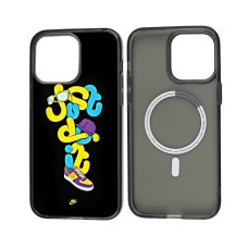 Чохол для iPhone 13 Pro Max MixCase MagSafe MagSafe лого спорт напис