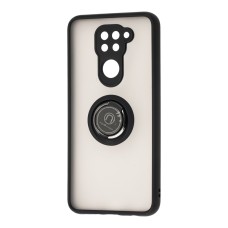 Чохол для Xiaomi Redmi Note 9 LikGus Edging Ring чорний