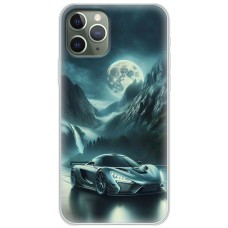 Чохол для iPhone 11 Pro Max MixCase машини неон місяць