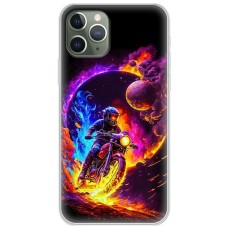 Чохол для iPhone 11 Pro Max MixCase машини неон мото у космосі