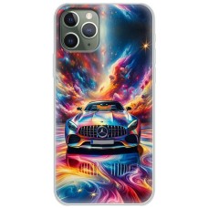 Чохол для iPhone 11 Pro Max MixCase машини неон кольоровий мікс