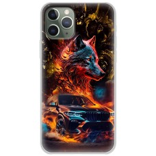 Чохол для iPhone 11 Pro Max MixCase машини неон bmw вовк