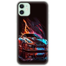 Чохол для iPhone 11 MixCase машини неон mix car