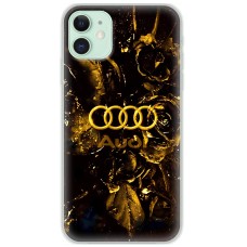 Чохол для iPhone 11 MixCase машини неон Audi лого