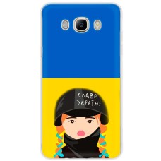 Чохол для Samsung Galaxy J7 2016 (J710) MixCase патріотичні Слава Україні