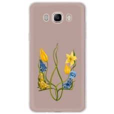 Чохол для Samsung Galaxy J7 2016 (J710) MixCase патріотичні квіти у формі г