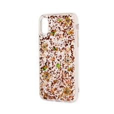 Чохол для iPhone X / Xs Kingxbar crystals золотистий "цукерки"