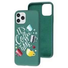 Чохол для iPhone 11 Pro Art case темно-зелений