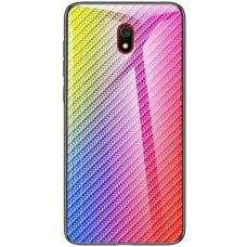 Чохол для Xiaomi Redmi 8A Twist glass "бузковий"