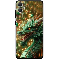 Чохол для Samsung Galaxy A05 (A055) MixCase Новий рік green Dragon