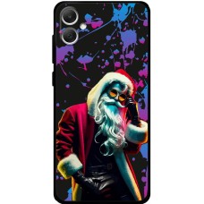 Чохол для Samsung Galaxy A05 (A055) MixCase Новий рік гламурний Святий Миколай