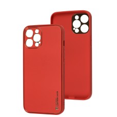 Чохол для iPhone 12 Pro Max Leather Xshield red