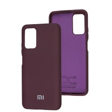 Чохол для Xiaomi  Poco M3 Silicone Full бордовий / marsala