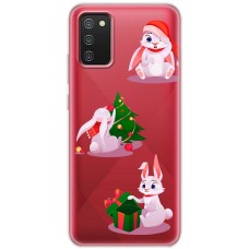 Чохол для Samsung Galaxy A02s (A025) MixCase Новий рік символ року кролик