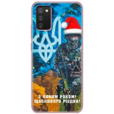 Чохол для Samsung Galaxy A02s (A025) Новий рік щасливого Різдва