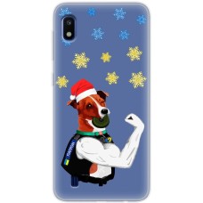 Чохол для Samsung Galaxy A10 (A105) MixCase Новий рік новорічний Патрон