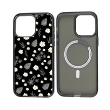 Чохол для iPhone 14 Pro Max MixCase MagSafe природні квіти