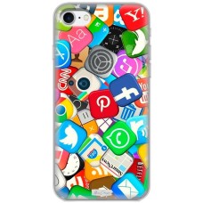 Чохол для iPhone 7 / 8 / SE MixCase лого лого соц.мережі