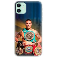 Чохол для iPhone 12 MixCase Усік Oleksander чемпіонські пояси