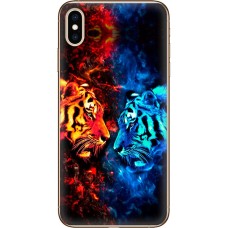Чохол для iPhone X / Xs MixCase звірі два тигри