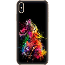 Чохол для iPhone X / Xs MixCase звірі яскравий тигр