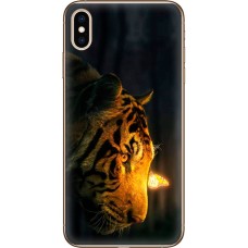 Чохол для iPhone X / Xs MixCase звірі тигр з метеликом