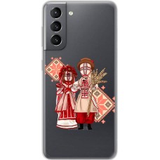 Чохол для Samsung Galaxy S21 (G991) MixCase патріотичні Українські ляльки