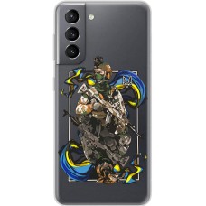 Чохол для Samsung Galaxy S21 (G991) MixCase патріотичні військовий