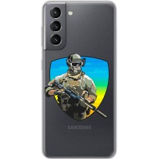 Чохол для Samsung Galaxy S21 (G991) MixCase патріотичні шеврон