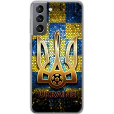 Чохол для Samsung Galaxy S21 (G991) MixCase патріотичні позолочений тризуб