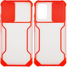 Чохол для Xiaomi Poco M3 Camshield matte ease червоний