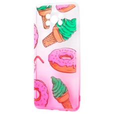 Чохол для Xiaomi Poco X3 / X3 Pro Wave Sweet white / pink / donut