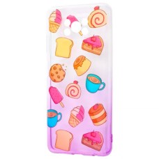 Чохол для Xiaomi Poco X3 / X3 Pro Wave Sweet white / purple / cake