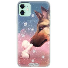 Чохол для iPhone 11 Mixcase зі стразами дизайн 24