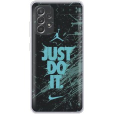 Чохол для Samsung Galaxy A13 (A135) MixCase лого спорт на чорному