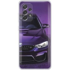 Чохол для Samsung Galaxy A13 (A135) MixCase авто бмв фіолетовий