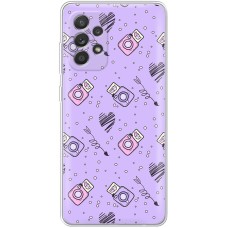 Чохол для Samsung Galaxy A13 (A135) MixCase день закоханих фото фіолетовий