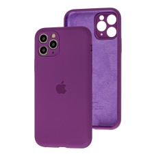 Чохол для iPhone 11 Pro Max Silicone Slim Full camera grape
