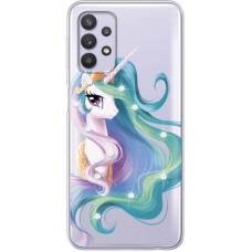 Чохол зі стразами Samsung A325 Galaxy A32 Unicorn Queen