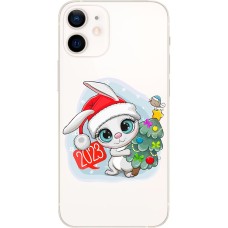 Чохол для iPhone 12 mini MixCase Новий рік кролик 2023